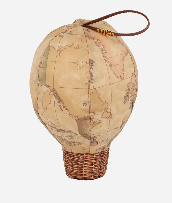 1 Classe Supermini Umbrella With Hot Air Balloon Gift Box Black Man Alviero Martini Umbrellas