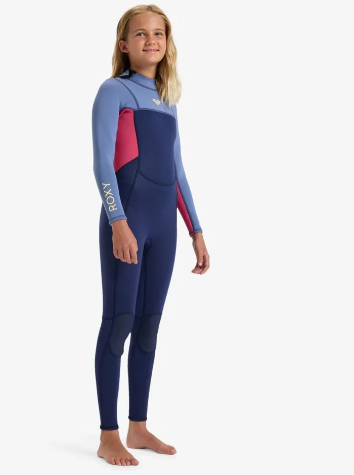 32mm Prologue 8211 Back Zip Wetsuit For Girls 8 8211 16 Dark Denim Kids Roxy Surf