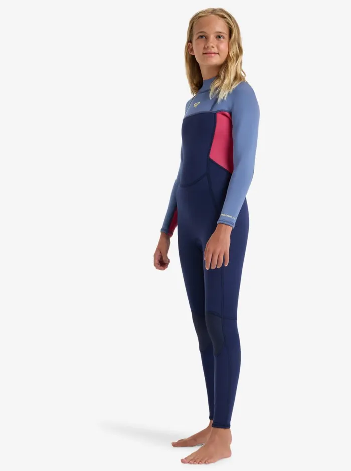 32mm Prologue 8211 Back Zip Wetsuit For Girls 8 8211 16 Dark Denim Kids Roxy Surf