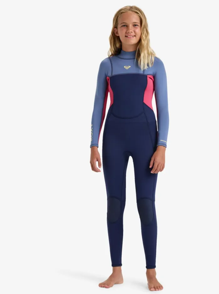 32mm Prologue 8211 Back Zip Wetsuit For Girls 8 8211 16 Dark Denim Kids Roxy Surf