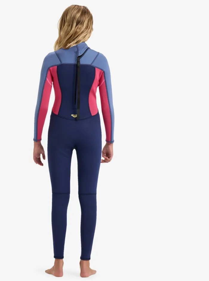 32mm Prologue 8211 Back Zip Wetsuit For Girls 8 8211 16 Dark Denim Kids Roxy Surf