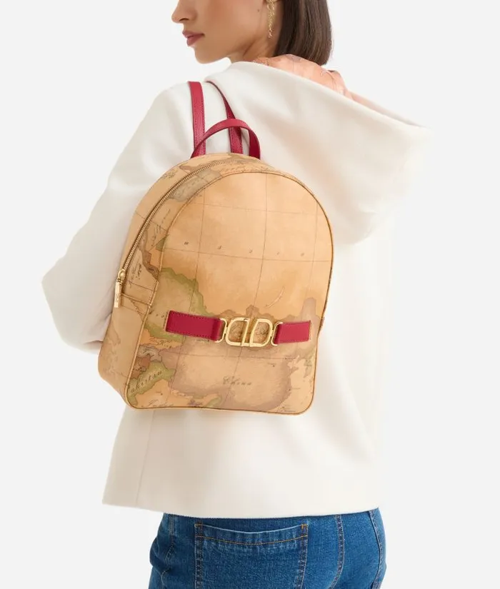 3d Geo Backpack Raspberry Woman Alviero Martini Backpacks Bucket and Belt Bags