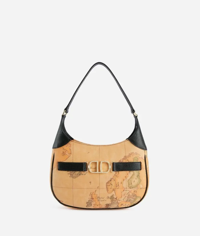 3d Geo Shoulder Bag Black Woman Alviero Martini Shoulder Bags