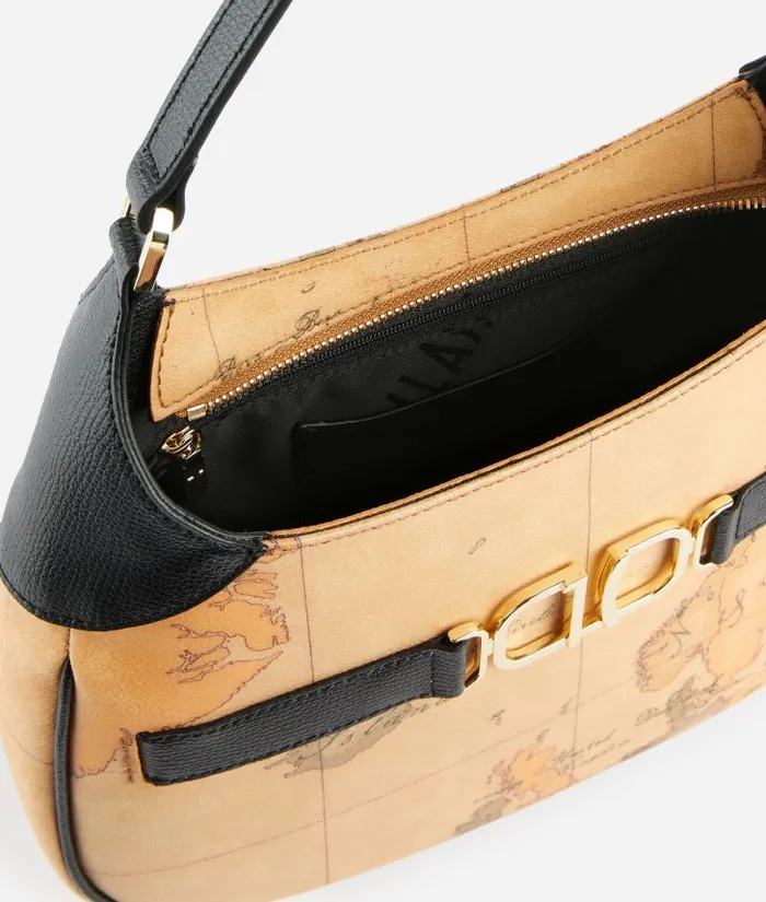 3d Geo Shoulder Bag Black Woman Alviero Martini Shoulder Bags
