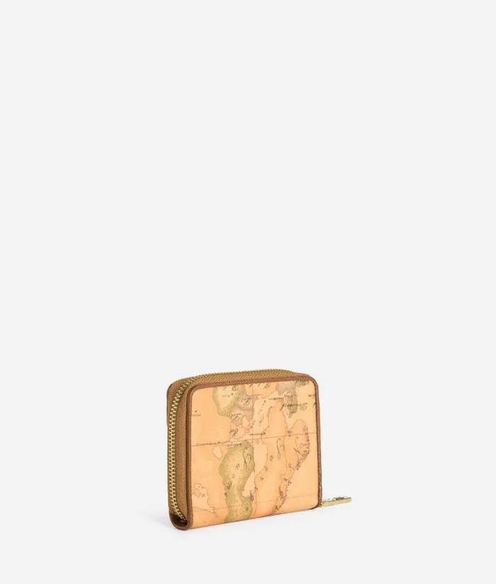 3d Geo Small ZipAround Wallet Chestnut Woman Alviero Martini Wallets