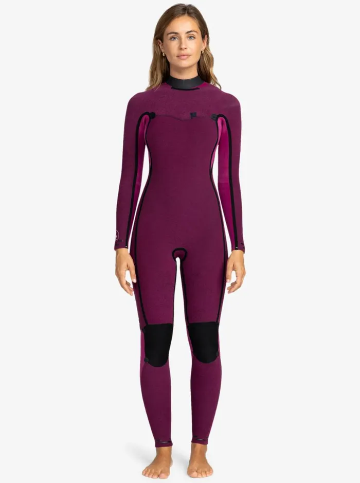 43mm Elite 8211 Chest Zip Wetsuit Anthracite The Palms Wetsuit Women Roxy Wetsuits