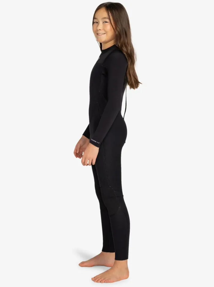 54mm Prologue 8211 Back Zip GBS Wetsuit For Girls 8 8211 16 Black Kids Roxy Surf