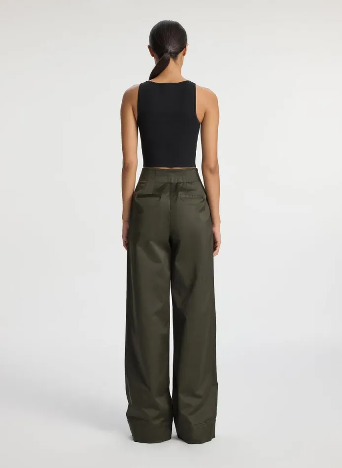 ALC Cleo Compact Knit Top Black Women Tees and Tanks