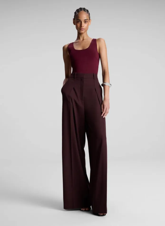 ALC Cleo Compact Knit Top Mulberry Women Tops