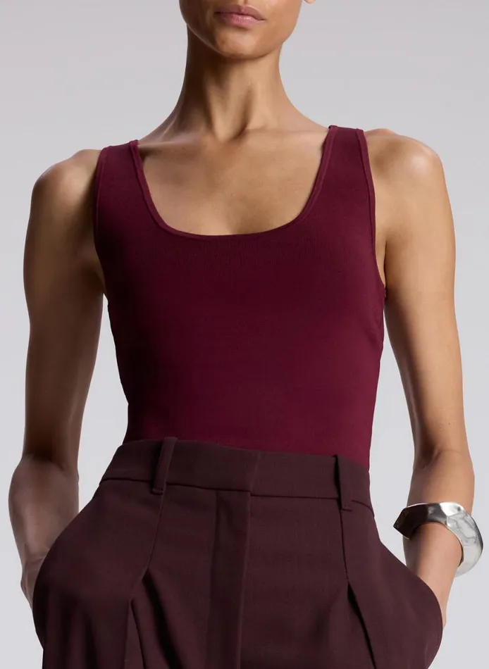 ALC Cleo Compact Knit Top Mulberry Women Tops