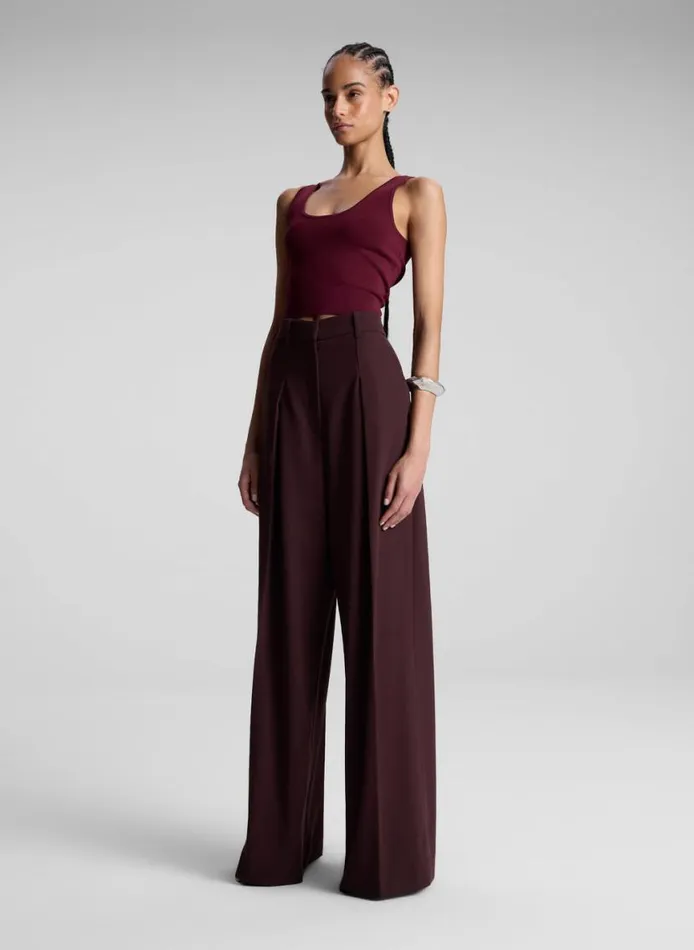 ALC Cleo Compact Knit Top Mulberry Women Tops