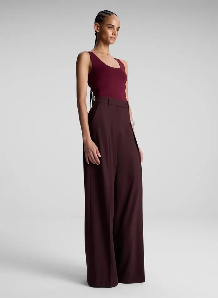 ALC Cleo Compact Knit Top Mulberry Women Tops