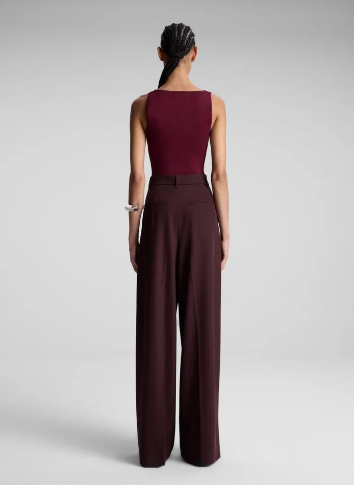 ALC Cleo Compact Knit Top Mulberry Women Tops