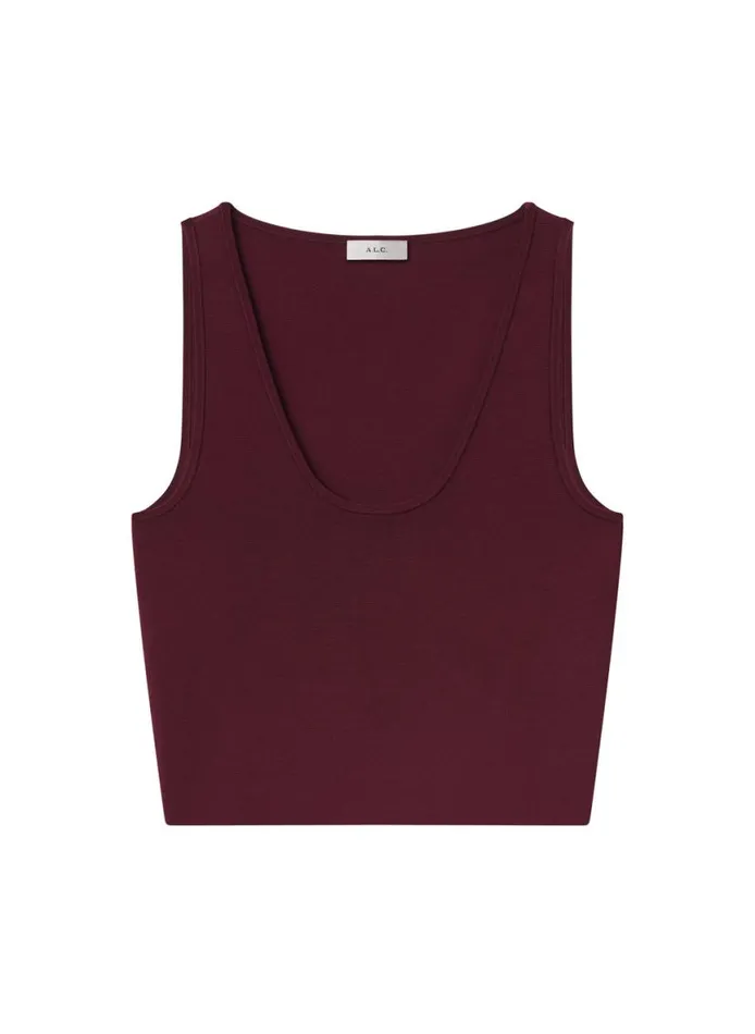 ALC Cleo Compact Knit Top Mulberry Women Tops