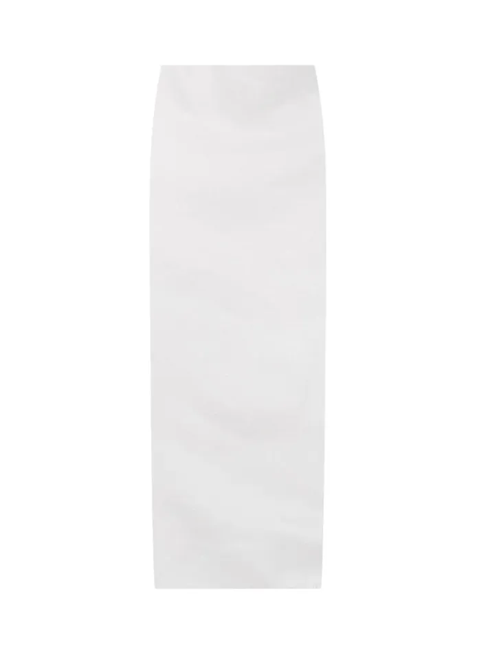 ALC Greta Satin Maxi Skirt Whisper White Women Skirts
