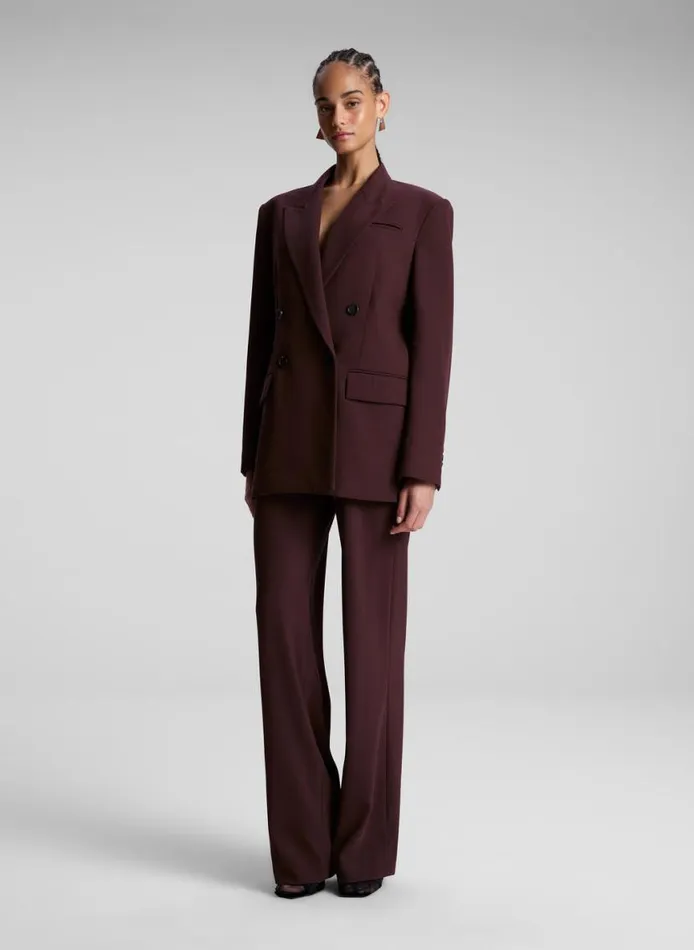 ALC Hirsh Pant Chocolate Plum Women Bottoms