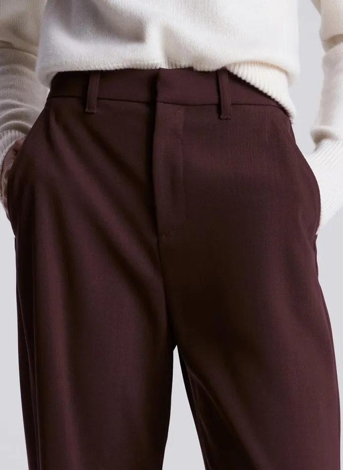 ALC Hirsh Pant Chocolate Plum Women Bottoms