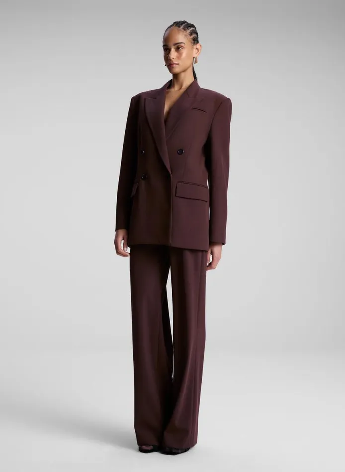 ALC Hirsh Pant Chocolate Plum Women Bottoms