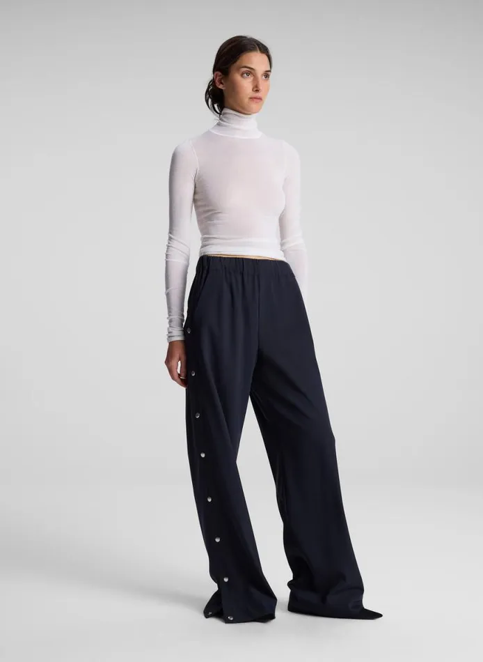 ALC Jackson Snap Track Pant Evening Blue Women Bottoms