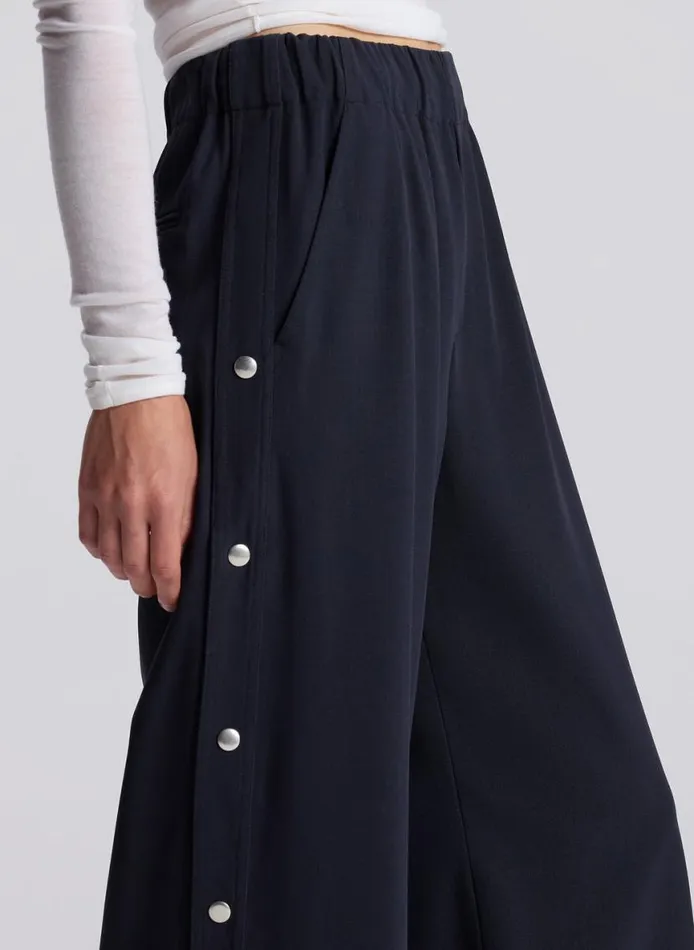 ALC Jackson Snap Track Pant Evening Blue Women Bottoms