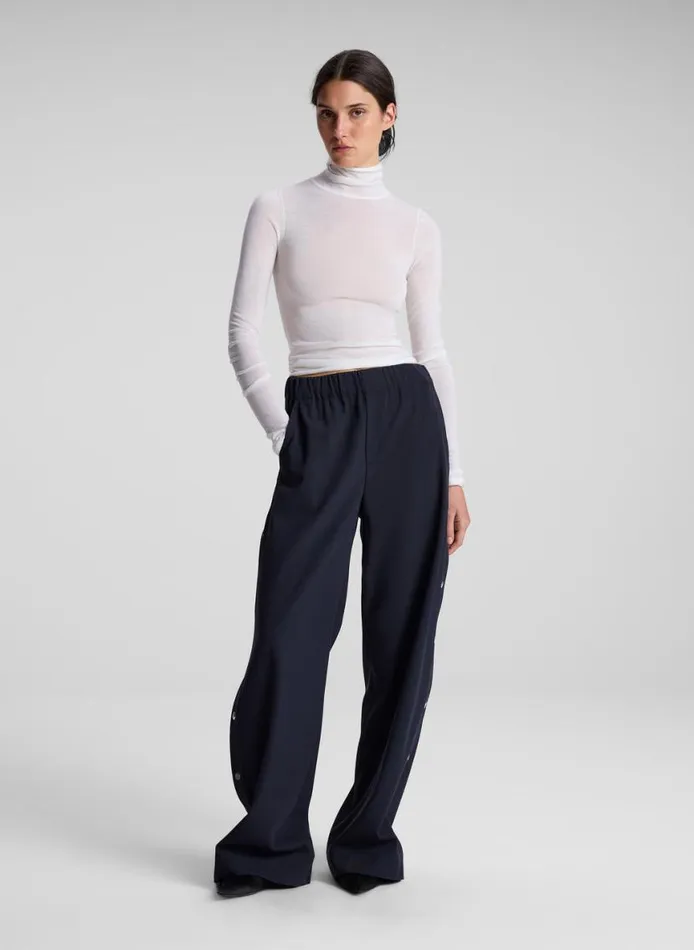 ALC Jackson Snap Track Pant Evening Blue Women Bottoms