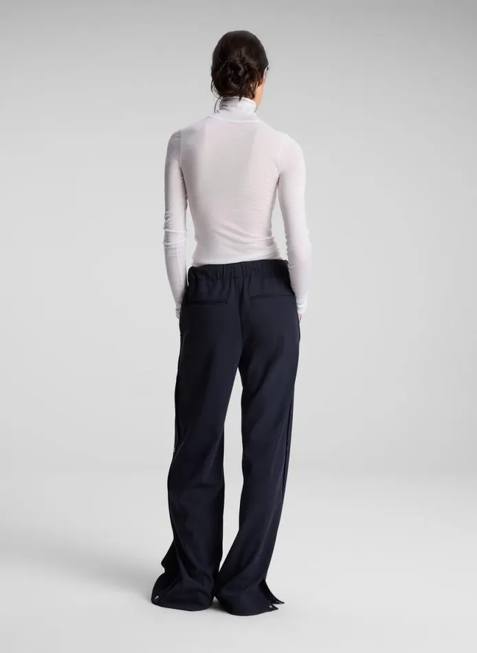 ALC Jackson Snap Track Pant Evening Blue Women Bottoms