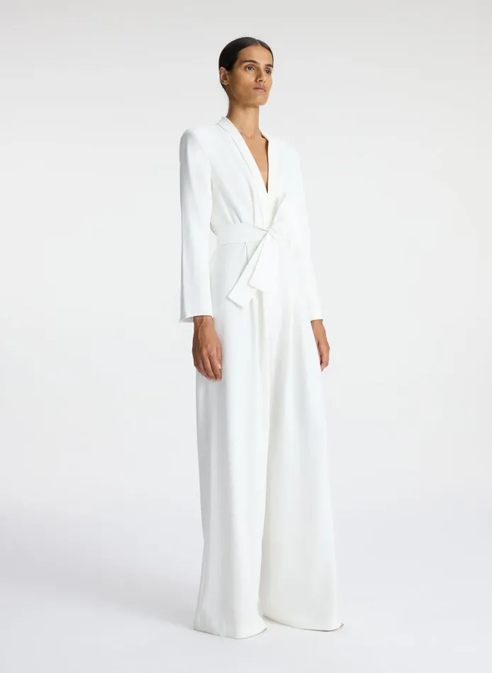 ALC Kieran II WideLeg Jumpsuit White Women Bottoms