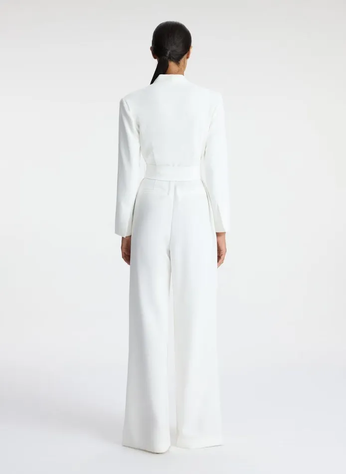 ALC Kieran II WideLeg Jumpsuit White Women Bottoms