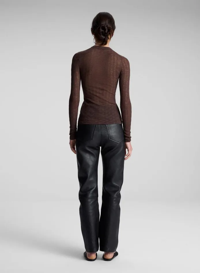 ALC Marley Alpaca Cardigan Brown Women Sweaters