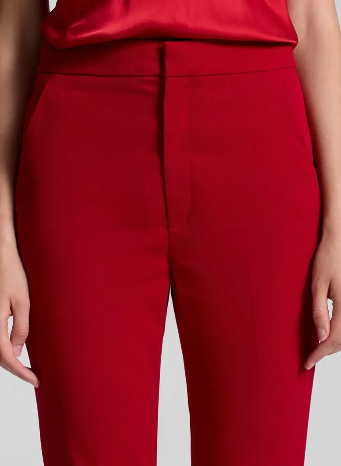 ALC Sophie II Tailored Pant Really Red Women Bottoms