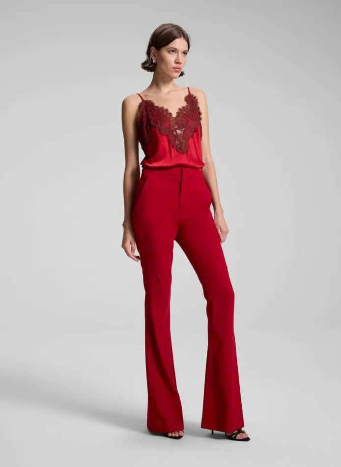 ALC Sophie II Tailored Pant Really Red Women Bottoms