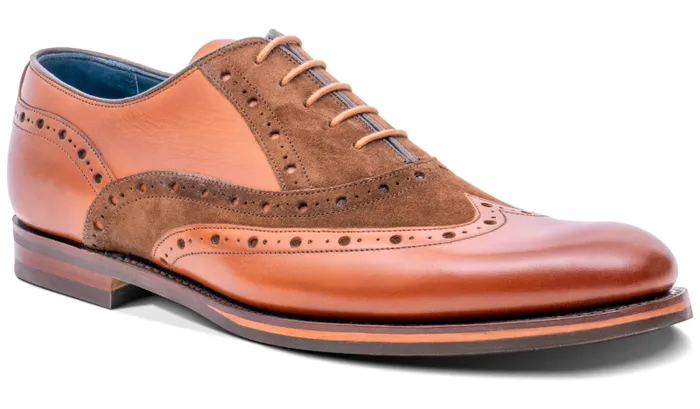 Abingdon 8211 Chestnut CalfPolo Suede Mens Barker Shoes Mens Oxfords