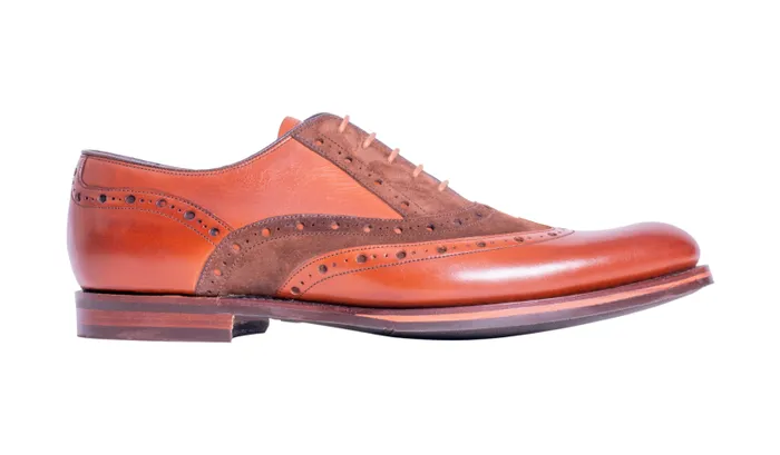 Abingdon 8211 Chestnut CalfPolo Suede Mens Barker Shoes Mens Oxfords