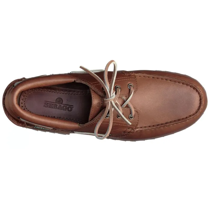 ACADIA Orange Men Sebago Laced Shoes