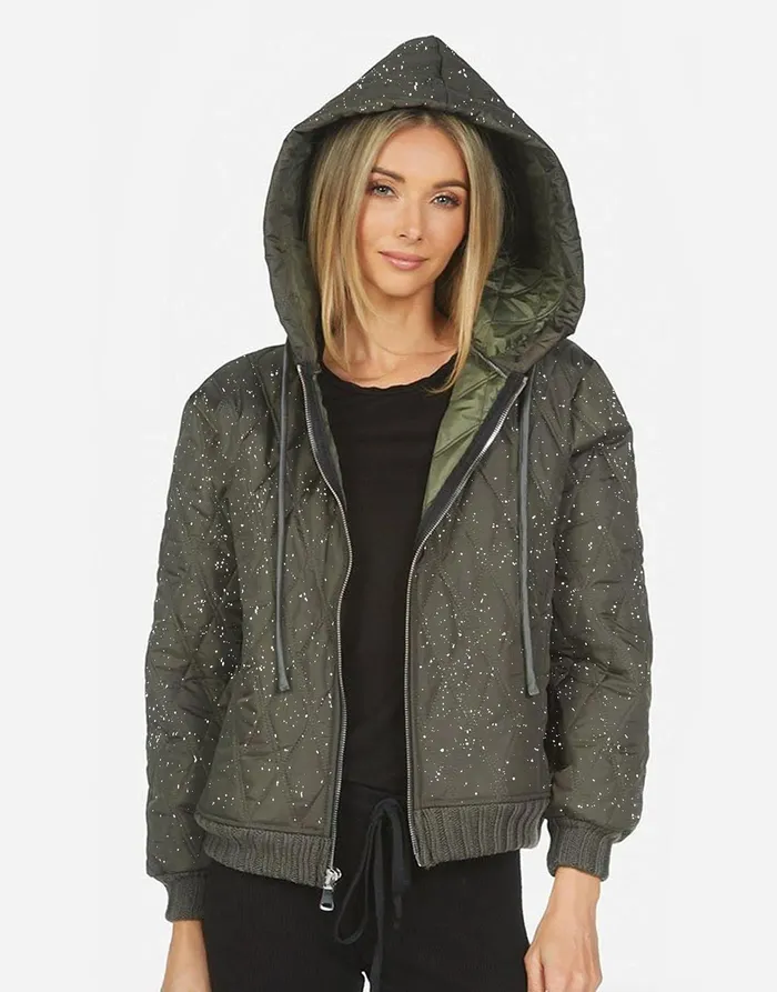 Acadia Splatter Kiss Seaweed Women039s Lauren Moshi Jackets