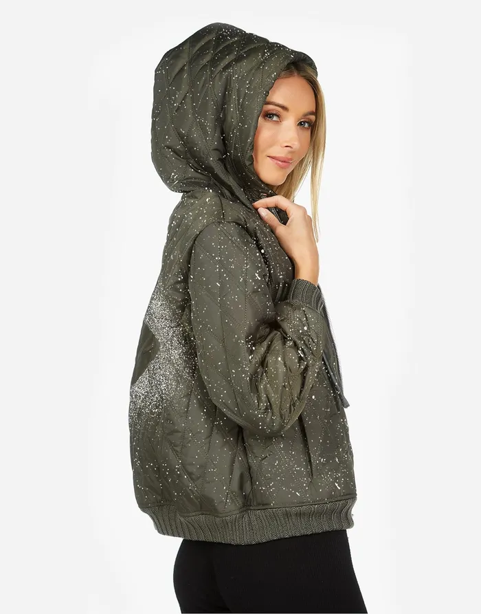 Acadia Splatter Kiss Seaweed Women039s Lauren Moshi Jackets