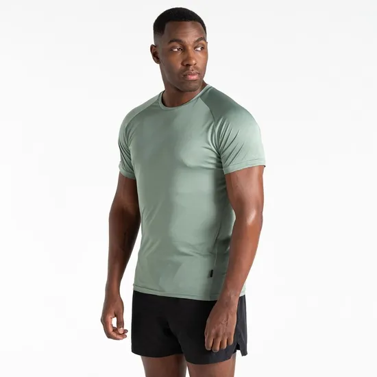 Accelerate Fitness TShirt Olivine Green Men Dare 2b Gym Tops