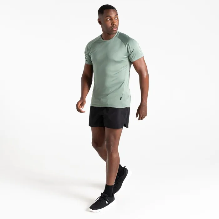 Accelerate Fitness TShirt Olivine Green Men Dare 2b Gym Tops