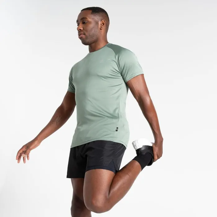 Accelerate Fitness TShirt Olivine Green Men Dare 2b Gym Tops