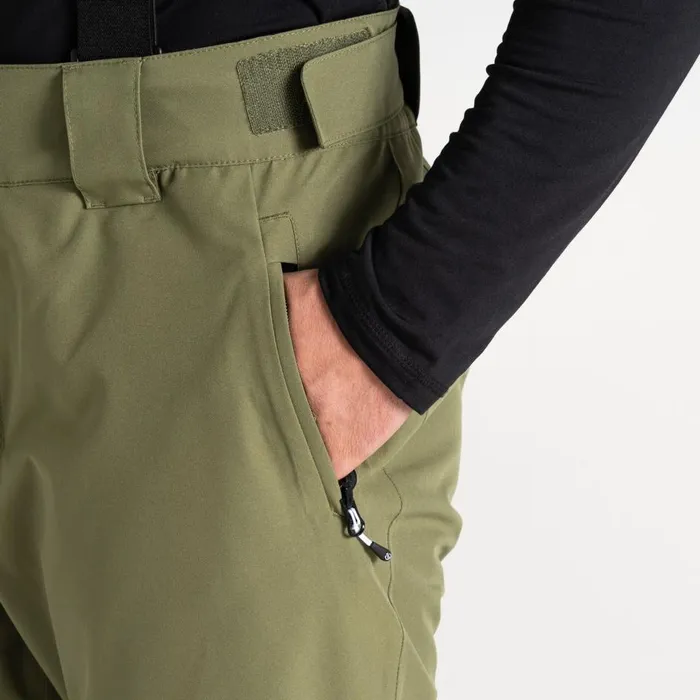 Achieve II Recycled Ski Pants Olivine Green Men Dare 2b Ski Trousers and Salopettes
