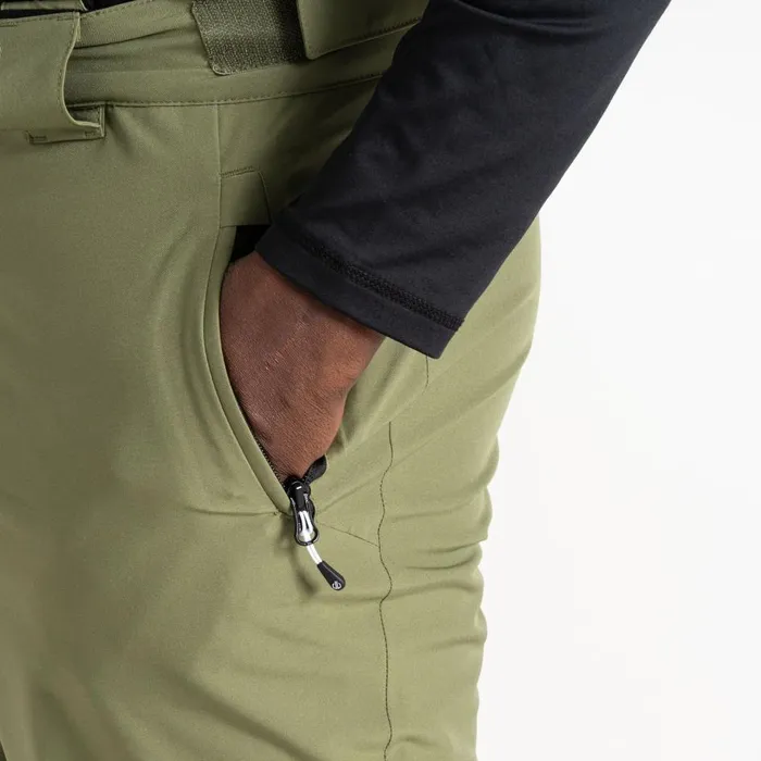 Achieve II Recycled Ski Pants Olivine Green Men Dare 2b Ski Trousers and Salopettes
