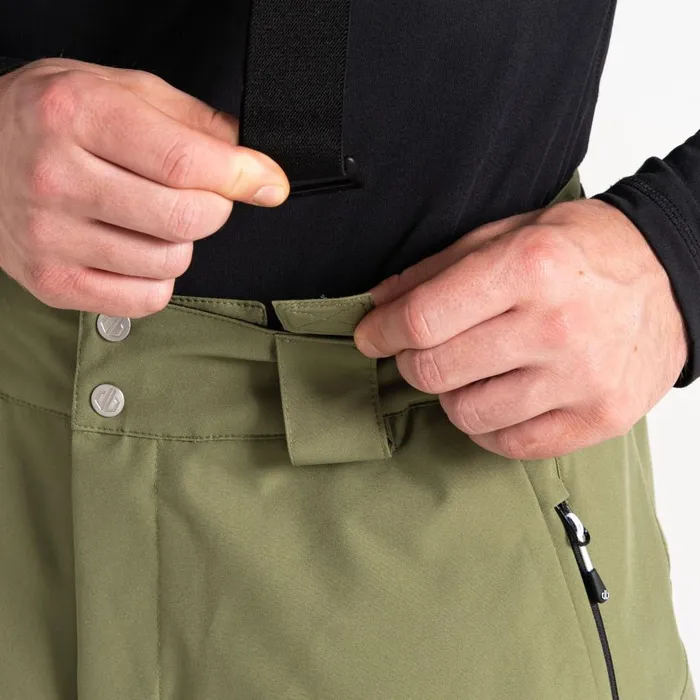 Achieve II Recycled Ski Pants Olivine Green Men Dare 2b Ski Trousers and Salopettes