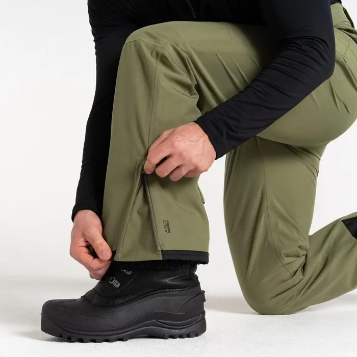 Achieve II Recycled Ski Pants Olivine Green Men Dare 2b Ski Trousers and Salopettes