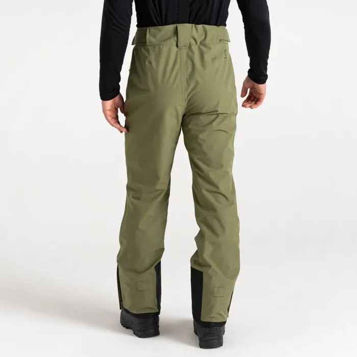 Achieve II Recycled Ski Pants Olivine Green Men Dare 2b Ski Trousers and Salopettes