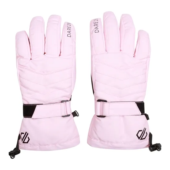 Acute Waterproof Ski Gloves Rose Pink Women Dare 2b Gloves