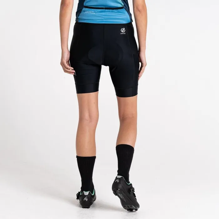 AEP Prompt Lightweight Shorts Black Flow Leaf Print Women Dare 2b Shorts