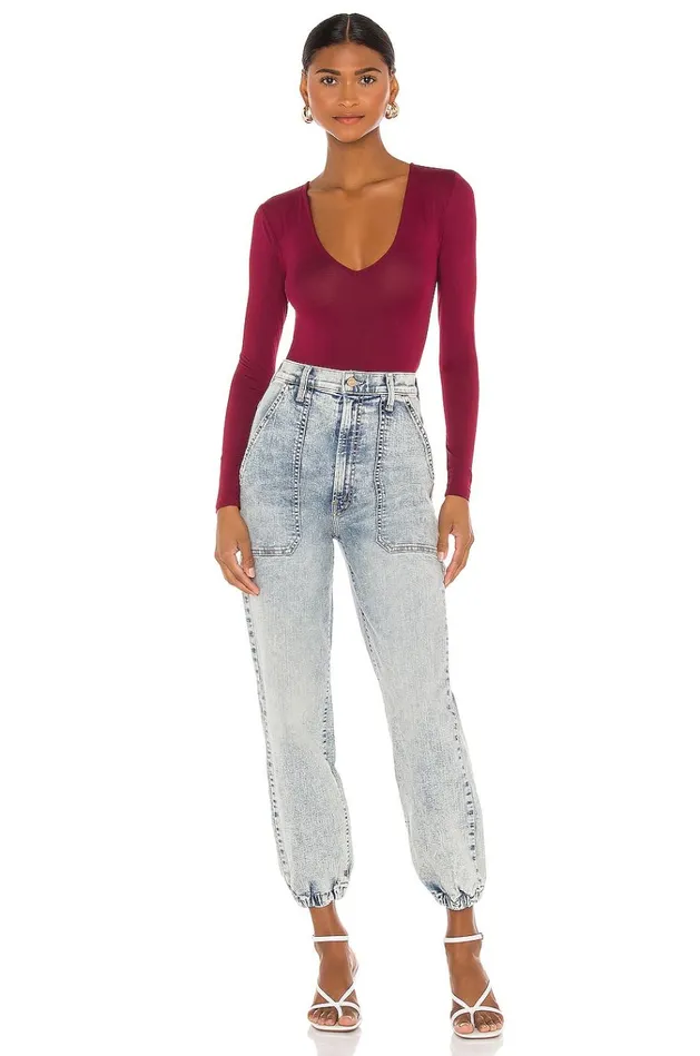 Akron Bodysuit Burgundy Women Lovers Friends Tops