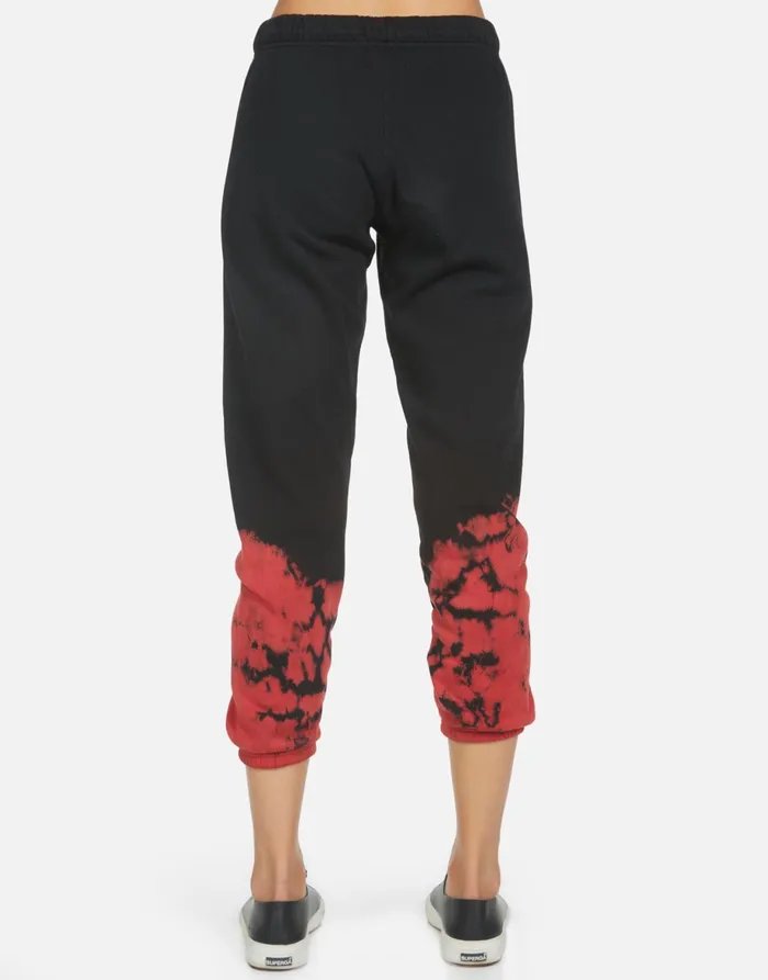 Alana Tiger Tongue Black Women039s Lauren Moshi Crop Sweatpants