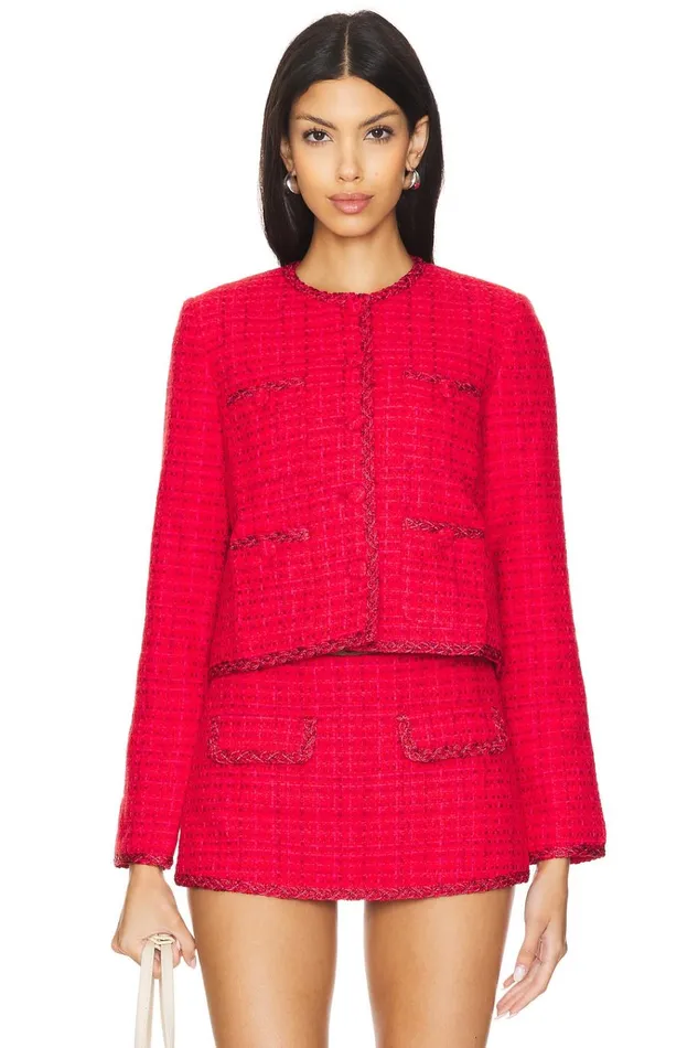 Alina Jacket Rose Red Women Lovers Friends Jackets and Coats