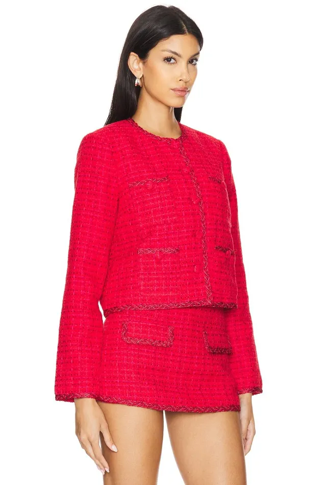 Alina Jacket Rose Red Women Lovers Friends Jackets and Coats